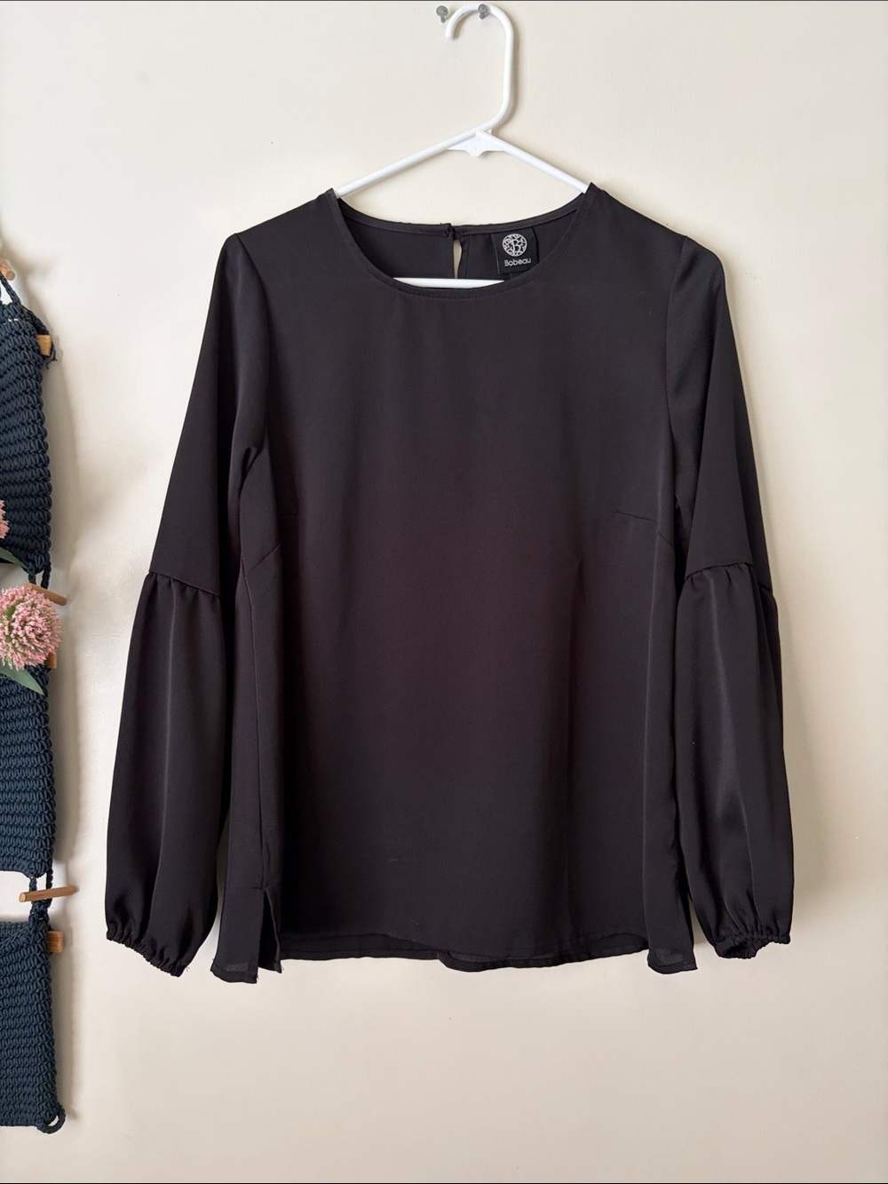 Bobeau Black Blouse
